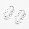 Sterling Silver Slide Lock Clasps STER-K035-02-1