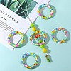5Pcs Ring Food Grade Eco-Friendly Silicone Focal Beads JX893M-7