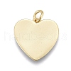 Brass Enamel Pendants ZIRC-M108-40-G-3