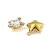 Ion Plating(IP) 304 Stainless Steel Charms STAS-U007-15A-G-2