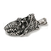 316 Surgical Stainless Steel Pendants STAS-Z073-69AS-2