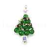 Cat Eye Beads Pendants PALLOY-TA00277-1