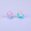 Printed Round Silicone Focal Beads SI-JX0056A-31-5