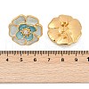 304 Stainless Steel Enamel Stud Earrings EJEW-M095-08G-3