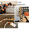 Craftdady 100Pcs 10 styles Halloween Themed Natural Wooden Beads WOOD-CD0001-21-8