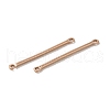 Ion Plating(IP) 304 Stainless Steel Connector Charms STAS-Q323-06C-RG-2
