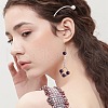 ARRICRAFT Natural Amethyst Round Bead Strands G-AR0001-88-7