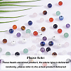 Olycraft 54pcs 9 Styles Natural Mixed Gemstone Beads G-OC0005-57-4