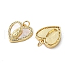 Brass Micro Pave Cubic Zirconia Pendants KK-U070-13A-G-2