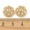 Rack Plating Brass Micro Pave Clear Cubic Zirconia Bead Caps KK-K386-14G-01-3