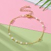 Faceted Glass Beaded Bracelets BJEW-JB05853-03-5