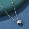 304 Stainless Steel Pendant Necklaces X-NJEW-O108-14P-1