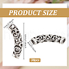   30Pcs Tibetan Style Alloy Curved Tube Beads FIND-PH0022-67A-2
