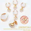 304 Stainless Steel Open Cuff Rings RJEW-UN00016-4