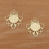 Alloy Pendant Cabochon Settings PW-WGF3CBA-04-1