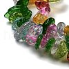 Transparent Crackle Glass Beads Strands X-GLAA-U004-01D-3