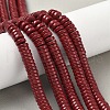 Dyed Natural Magnesite Beads Strands G-M448-F01-02-1