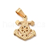 PVD Vacuum Plating 201 Stainless Steel Pendants STAS-K250-21-2