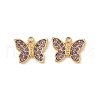 304 Stainless Steel Rhinestone Pendants STAS-U057-01G-01-1