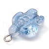 Transparent Glass Pendants PALLOY-JF02825-5