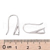 Rhodium Plated 925 Sterling Silver Earring Hooks STER-K168-116P-4