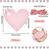 SOFPLATE 200Pcs Heart Paper Gift Tags CDIS-SP0001-14C-2