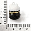 Spray Painted Alloy Bell Pendants FIND-U030-15A-3