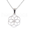 Non-Tarnish 201 Stainless Steel Pendant Necklaces NJEW-S105-JN599-45-1-1