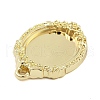 Rack Plating Alloy Pendant Cabochon Settings FIND-Z054-15G-2