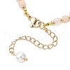 Natural Pink Aventurine Bracelets BJEW-JB11972-02-4
