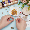 ARRICRAFT 50Pcs Brass Spacer Beads RB-AR0003-23-4