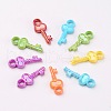 Opaque AB Color Acrylic Skeleton Key Pendants X-SACR-R697-M24-2