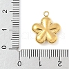 304 Stainless Steel Pendants STAS-R162-02G-01-3