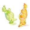 Electroplate Transparent UV Plating Acrylic Pendants OACR-I014-17-3