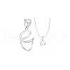 BENECREAT 1Pc Sterling Silver Pendant Cabochon Setting STER-BC0002-52-7