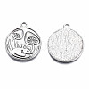 Autumn Theme Tibetan Style Alloy Pendant Enamel Settings PALLOY-S120-289-NR-3
