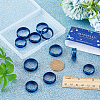 SUNNYCLUE 18Pcs 6 Size 304 Stainless Steel Grooved Finger Ring Settings RJEW-SC0001-05BL-4