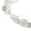 Natural Green Aventurine Braided Beaded Bracelet BJEW-JB07998-03-4