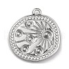 Anti-Tarnish 304 Stainless Steel Pendants STAS-K293-01P-1