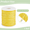   1 Roll 100 Yards Round Nylon Braided Thread NWIR-PH0002-22D-2