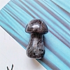 Natural Labradorite Healing Mushroom Figurines PW-WG61562-01-1