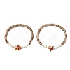 Sea Turtles and Starfish Coconut Beads Bracelets BJEW-JB11882-02-2
