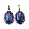 Dyed Natural Lapis Lazuli Pendants G-Q350-02I-1