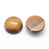 Natural Tiger Eye Cabochons G-P393-R12-12mm-2