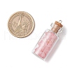 6Pcs Glass Bottles Pendants PALLOY-JF03694-2