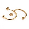 304 Stainless Steel Stud Earrings STAS-S116-272A-G-2