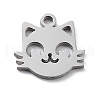Non-Tarnish 304 Stainless Steel Charms STAS-K272-01B-P-1