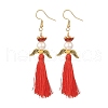 Angel 304 Stainless Steel Dangle Earrings EJEW-MZ00409-02-2