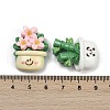 Opaque Resin Cabochons RESI-K043-22-3