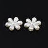 ABS Plastic Imitation Pearl Cabochons OACR-Q182-08-3